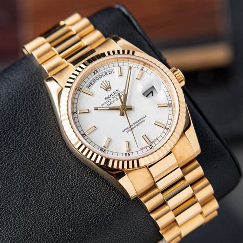 presidential rolex white face|kennedy rolex day date 40.